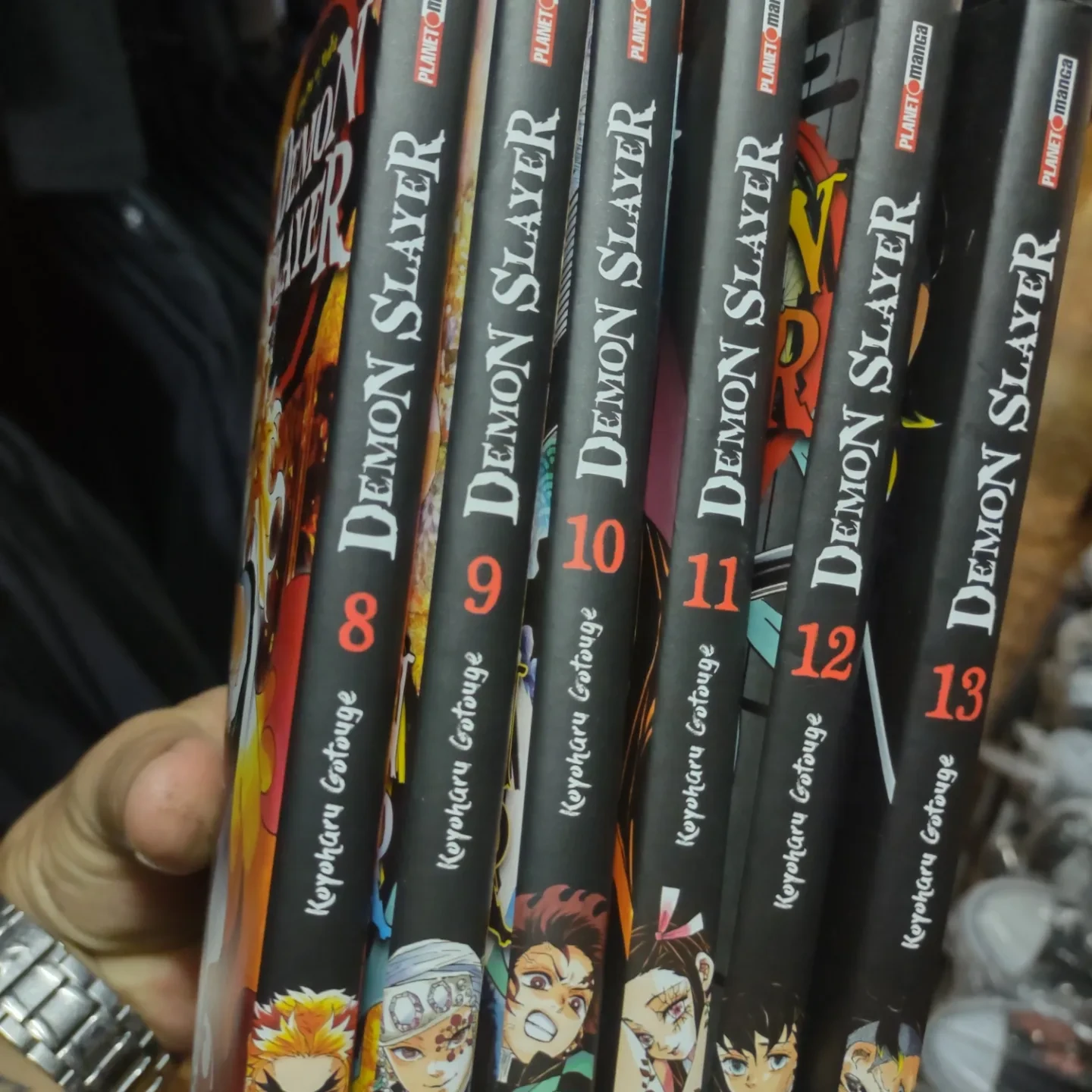 Mangás na prateleira